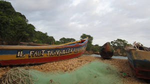 Haiti Fishing Boats Wallpaper