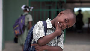Haiti Smiling Boy Wallpaper