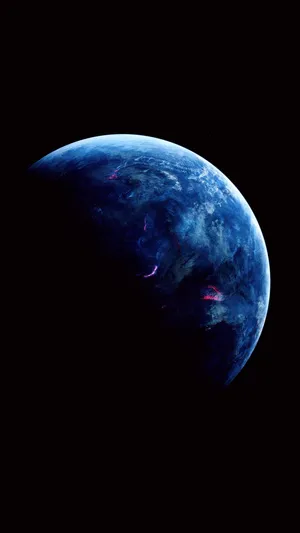 Half Amoled Earth Wallpaper