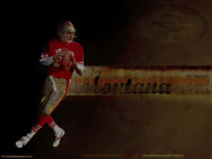 Hall Of Fame Qb Joe Montana Wallpaper