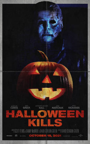 Halloween Kills Poster Michael Myers Iphone Wallpaper