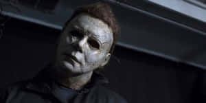 Halloween Michael Myers Human Skin Face Wallpaper