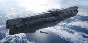 Halo 4 Unsc Infinity Mothership Wallpaper