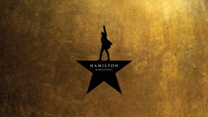 Hamilton Musical Gold Poster Wallpaper