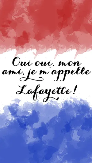 Hamilton Oui Mon Ami Wallpaper