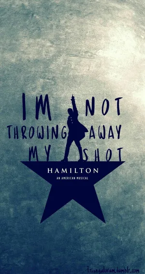 Hamilton Silver My Shot Wallpaper
