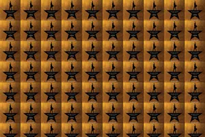 Hamilton Tiled Logo Wallpaper