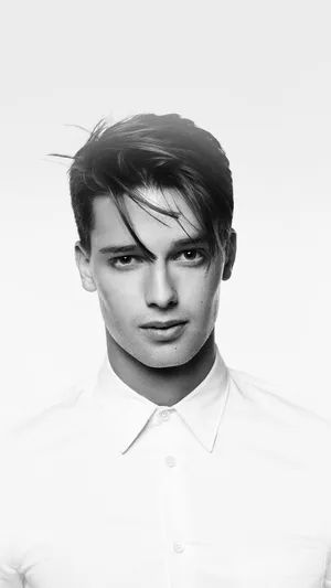 Handsome Man Bw Portrait Wallpaper