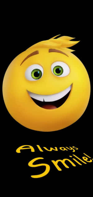 Handsome Smile Emoji Always Smile Wallpaper