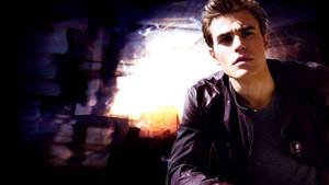 Handsome Vampire Stefan Salvatore Wallpaper