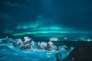 Handsome View Of An Ice Cold Icelandic Valley Wallpaper