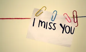 Hanging I Miss You Wallpaper