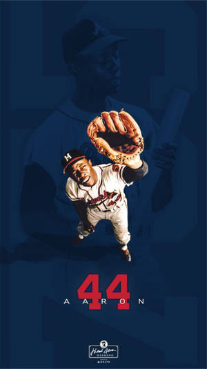Hank Aaron 44 Baseball Player Wallpaper