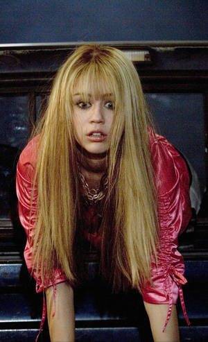 Hannah Montana Shocked Face Wallpaper