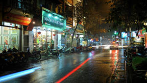 Hanoi Street Serenity Feels Wallpaper