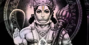 Hanuman Black And White 4k Hd Wallpaper