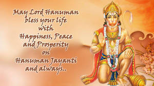 Hanuman Jayanti Blessings Wallpaper