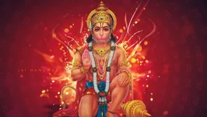 Hanuman Jayanti Kneeling Wallpaper