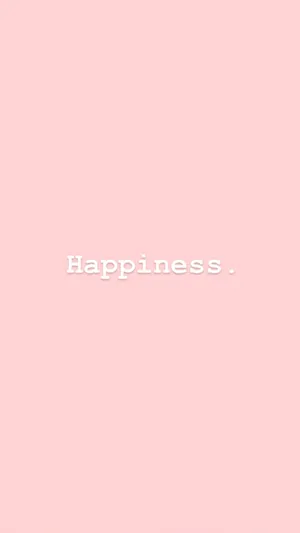 Happiness Wallpaper - Pink Wallpaper