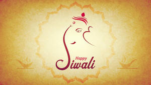 Happy Diwali With Ganesha Wallpaper