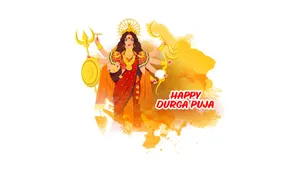 Happy Durga Mata Hd Wallpaper