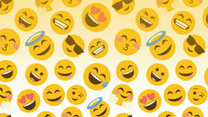 Happy Emoji Team Wallpaper