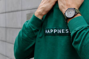 Happy Green Sweater