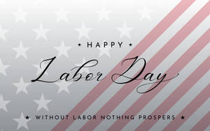 Happy Labor Day Quote Cover Wallpaper