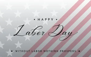 Happy Labor Day Quote Cover Wallpaper