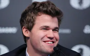 Happy Magnus Carlsen Wallpaper