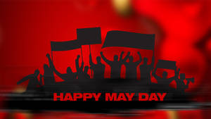 Happy May Day Celebration Wallpaper