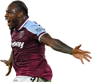 Happy Michail Antonio Running Wallpaper