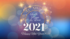 Happy New Year 2021 Bible Verse Wallpaper
