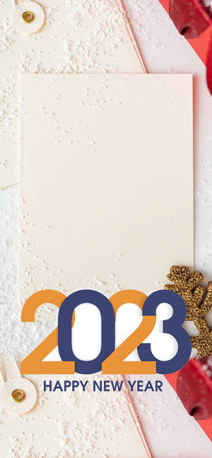 Happy New Year 2023 Template Greeting Wallpaper