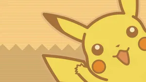 Happy Pikachu Wave Wallpaper