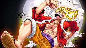 Happy Sun God Nika Luffy Wallpaper