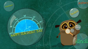 Happy Teachers' Day Tarsier Wallpaper