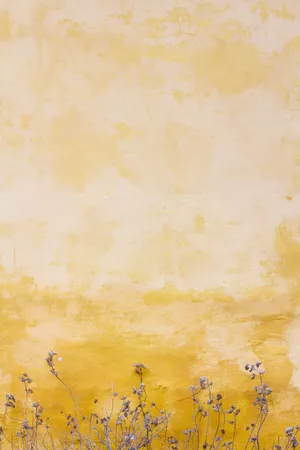 Happy Yellow Aesthetic Wall Wallpaper