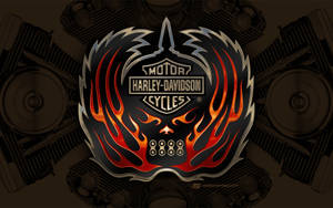 Harley Davidson Logo Blade Wallpaper