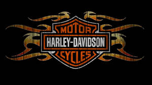 Harley Davidson Orange Logo Wallpaper