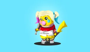 Harley Quin Pikachu 4k Wallpaper