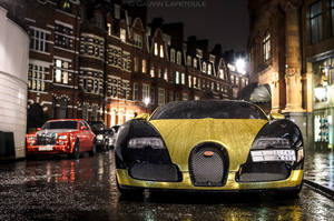 Harrods Yellow Car Wallpaper