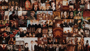 Harry Potter Aesthetic Gryffindor Collage Wallpaper