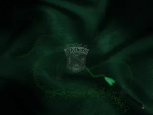 Harry Potter Aesthetic Slytherin Logo Wallpaper