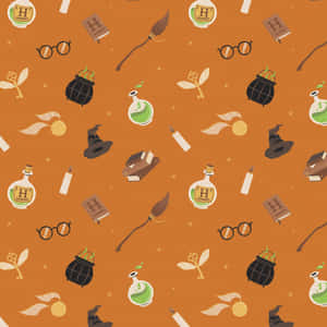 Harry Potter Halloween Cute Art Wallpaper