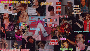Harry Styles Songs Collage Wallpaper