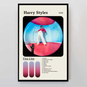 Harry Styles Strikes A Pose On The Cover Of His Self Titled Album. Wallpaper