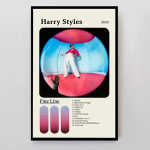 Harry Styles Strikes A Pose On The Cover Of His Self Titled Album. Wallpaper