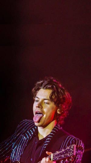 Harry Styles Tongue Out Wallpaper