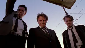Harvey Keitel With Co Workers Wallpaper